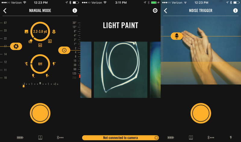 A sampling of the iOS app features